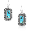 Montana Silversmiths Womens Turquoise Sky Earrings - ER6110