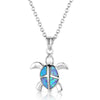 Montana Silversmiths Womens Turtle Love Pendant Necklace - NC4125