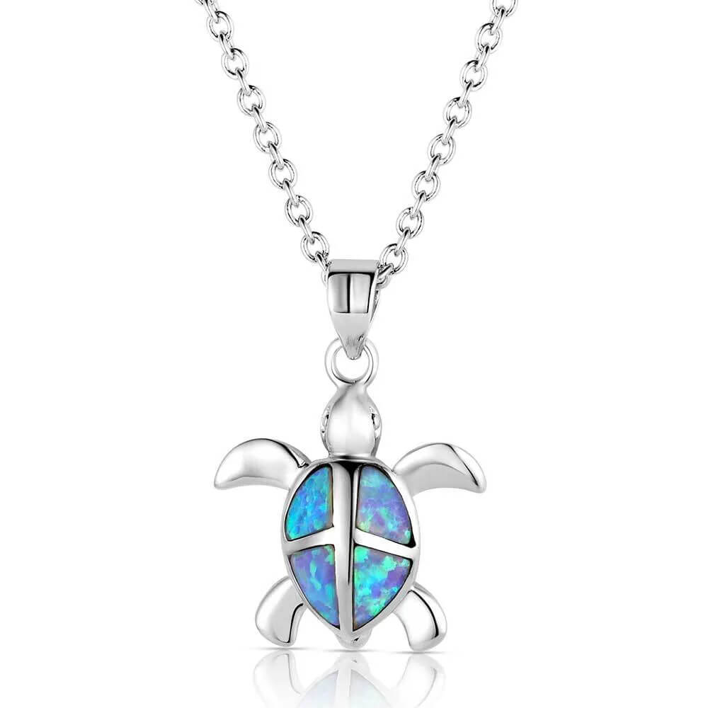 Montana Silversmiths Womens Turtle Love Pendant Necklace - NC4125