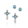 Montana Silversmiths Womens Unbroken Faith Earring Set - ER6319