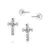 Montana Silversmiths Womens Unbroken Faith Earring Set - ER6319