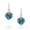 Montana Silversmiths Womens Untamable Heart of Stone Earrings - ER5189