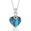 Montana Silversmiths Womens Untamable Heart of Stone Necklace - NC5189