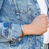 Montana Silversmiths Womens Western Mosaic Cuff Bracelet Rhodium and rose gold - BC5690