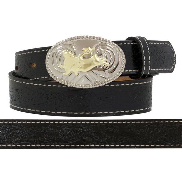 Nocona Kids Western Belt | Black Color | Shop Online display picture 3