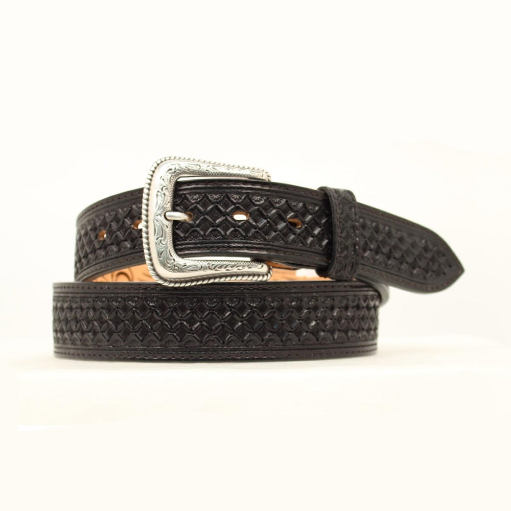 Nudie Jeans 3D Western Mens Belt Leather Tapered Criss Cross