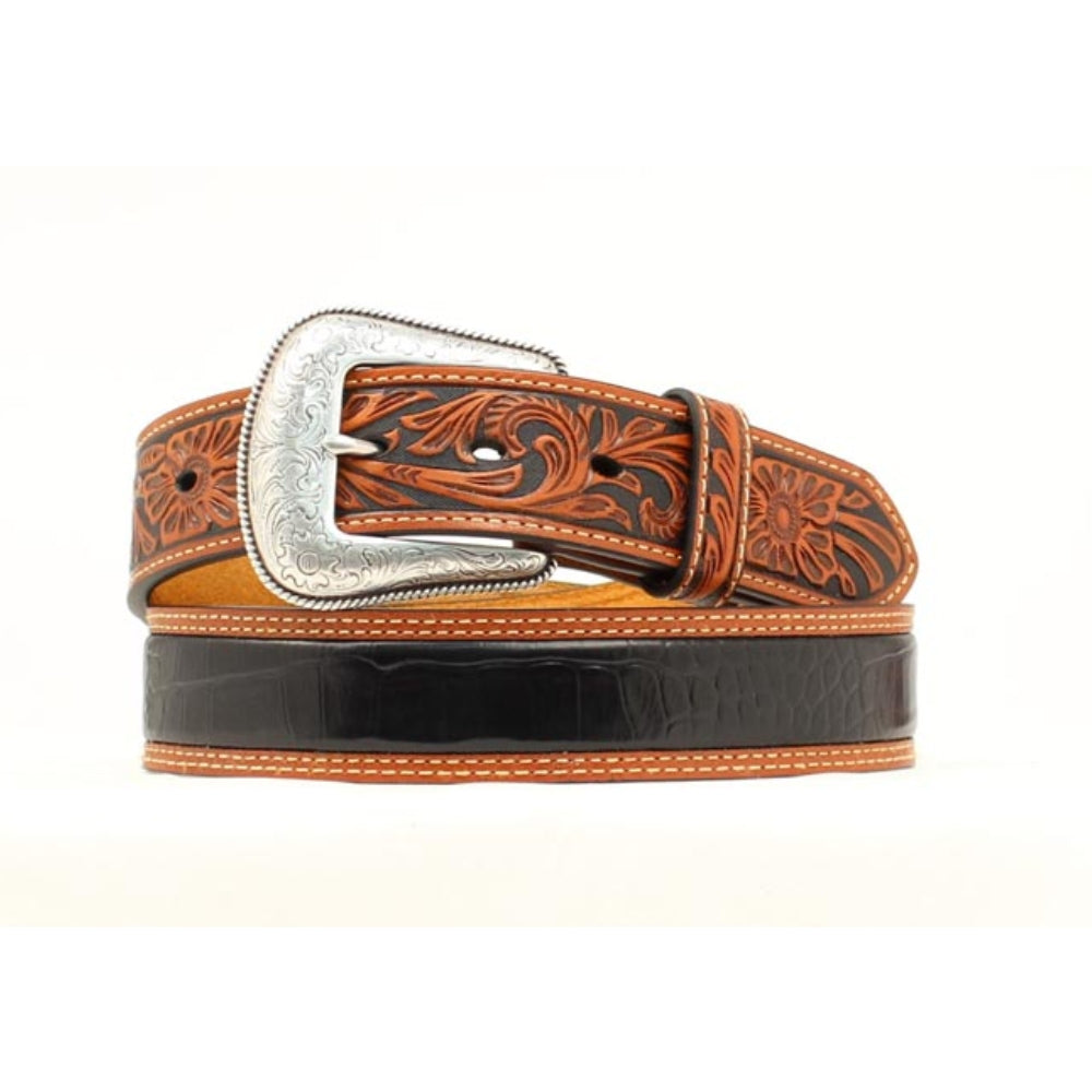 Nocona Mens Croc Print Belt