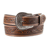 Nocona Mens Floral Embossing Belt Brown - N210011202