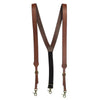 Nocona Mens Leather Galluse Suspenders