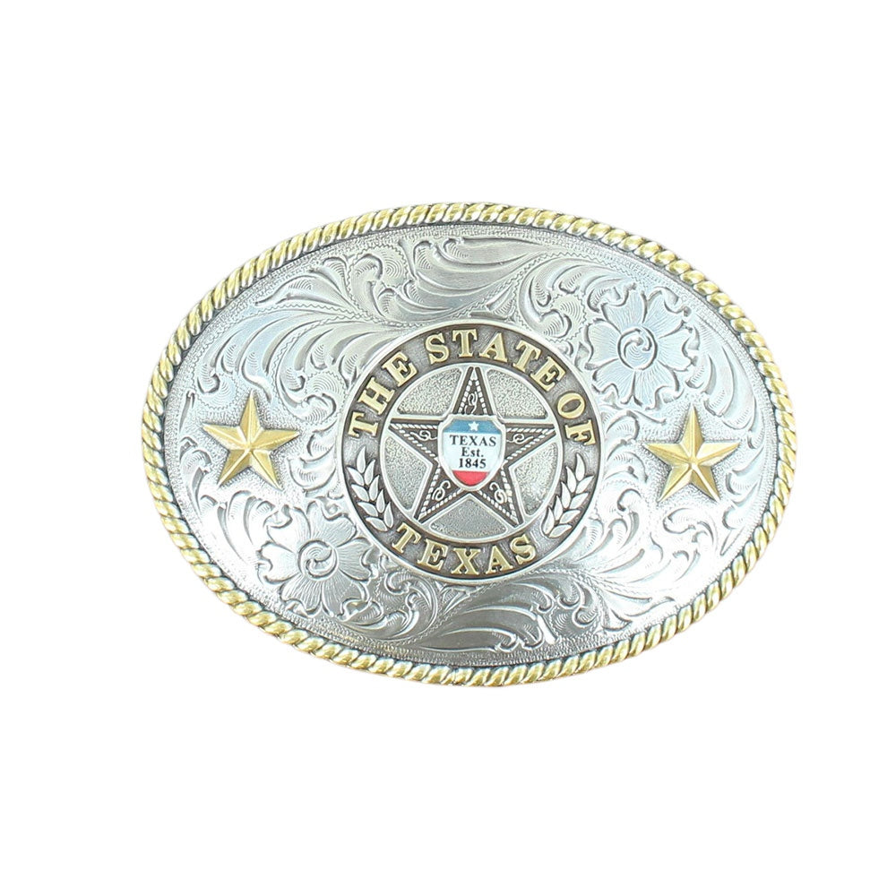 Nocona Mens "State Of Texas" Buckle - 37372