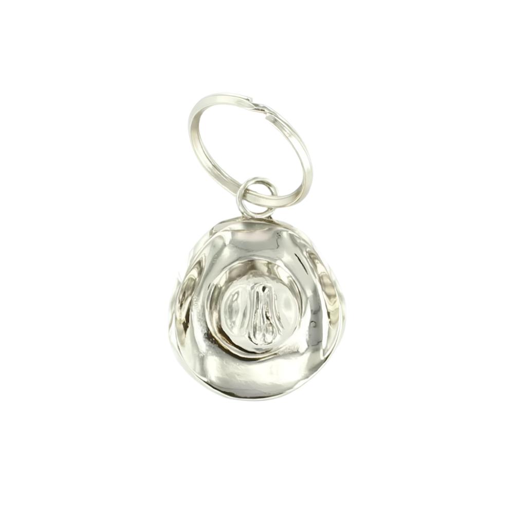 Nocona Silver Cowboy Hat Key Chain - 2302836