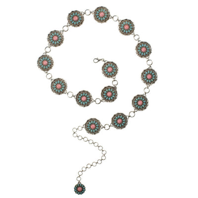 Nocona Womens Chain Belt Turquoise - N320005933