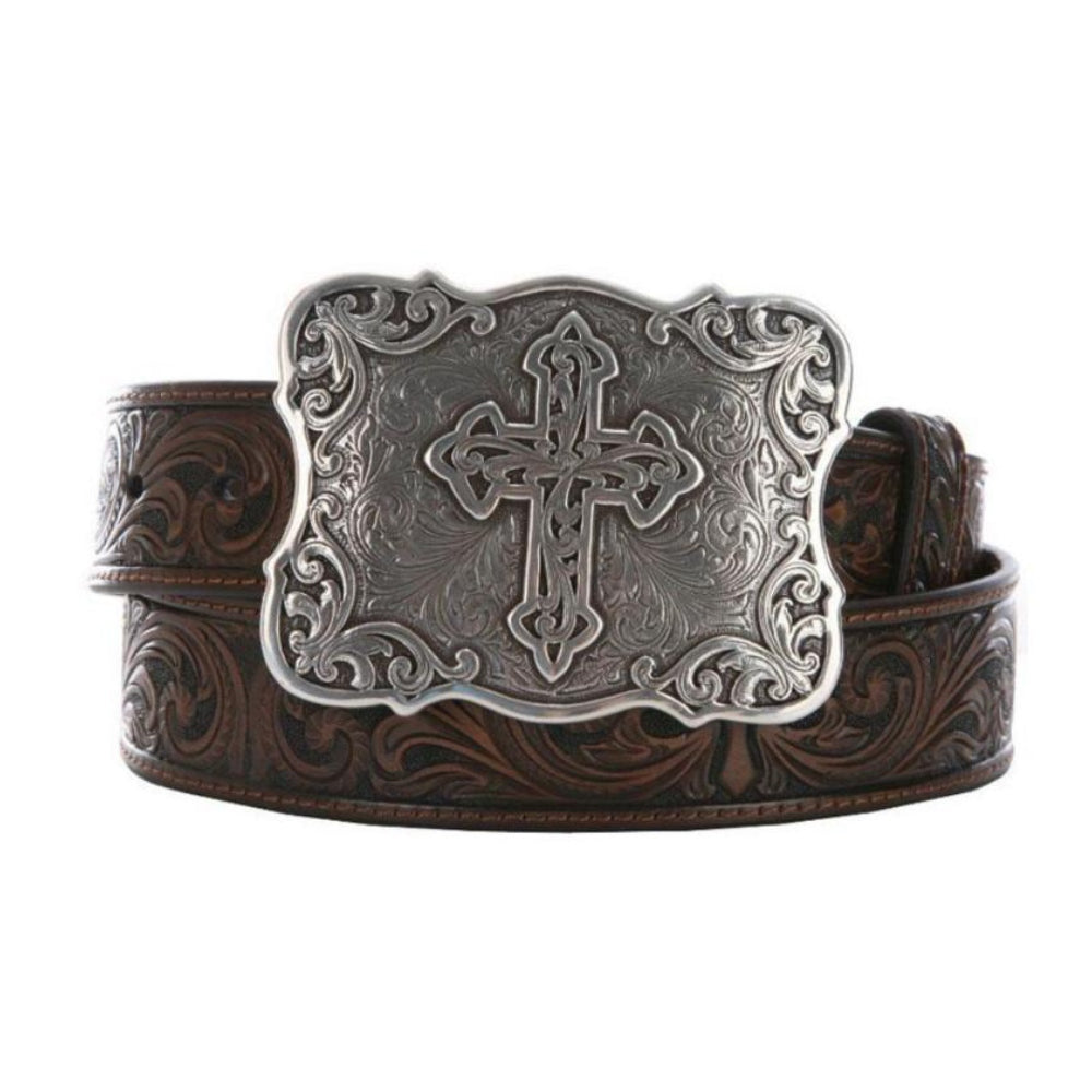 Nocona Womens Embossed Cross Belt - N3483802