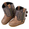 Old West Infant Western Boots Tan/Brown - 10102-TAN/BRN