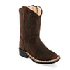 Old West Kids Western Boots Brown - BSI1904