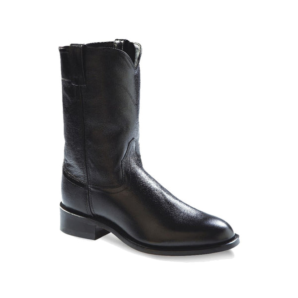 Old West Mens Leather Boots Black Shop Online Now