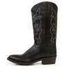 Old West Mens Round Toe Western Boots - TBM3010-BLK
