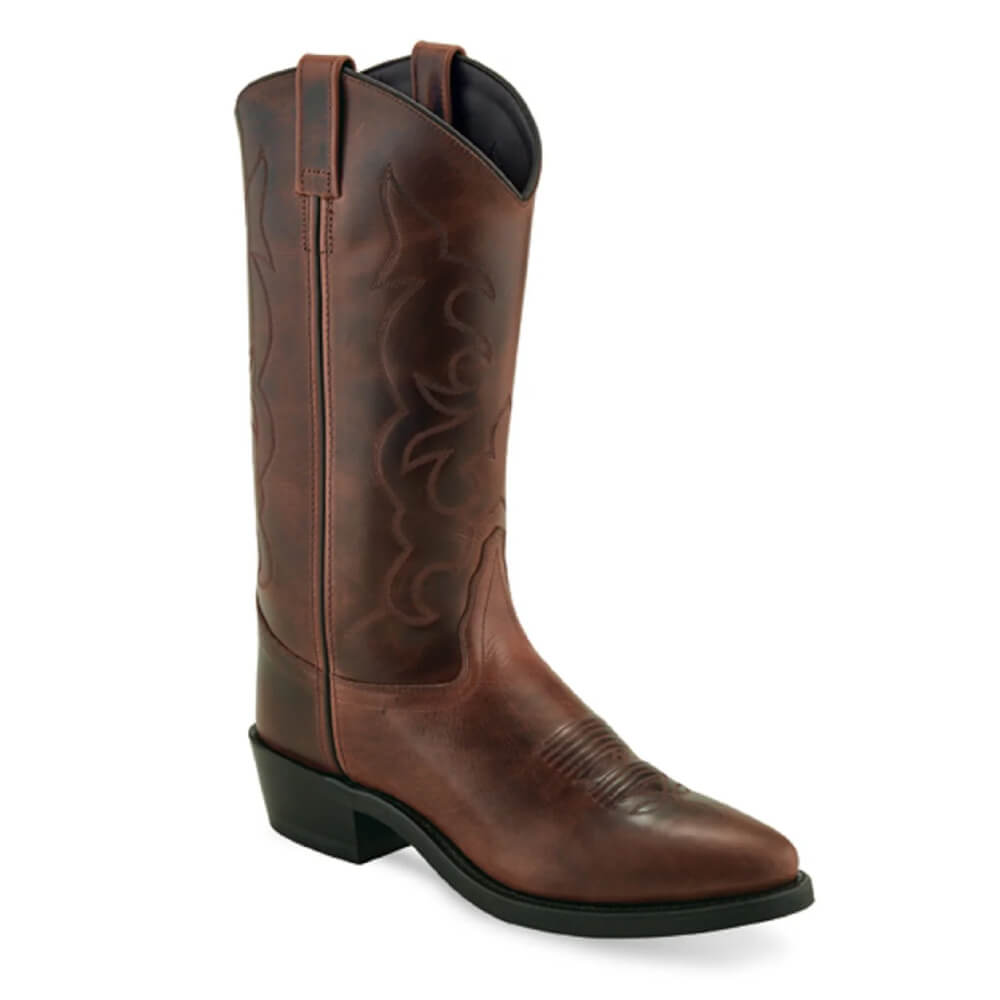 Old West Mens Western Boots - TBM3012-BROWN