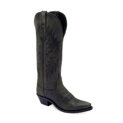 Old West Womens Western Black Boots - TS1548-BLK