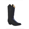 Old West Womens Western Cowboy Boots Black - LF1579