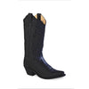 Old West Womens Western Cowboy Boots Black - LF1579