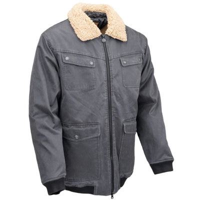 Outback Mens Ezra Aviator Jacket Iron Grey - 29872-IRON