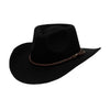 Outback Mens Forbes Australian Wool Felt Hat - 1153-BLK