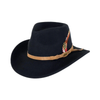 Outback Mens Randwick Felt Hat -1321-BLK