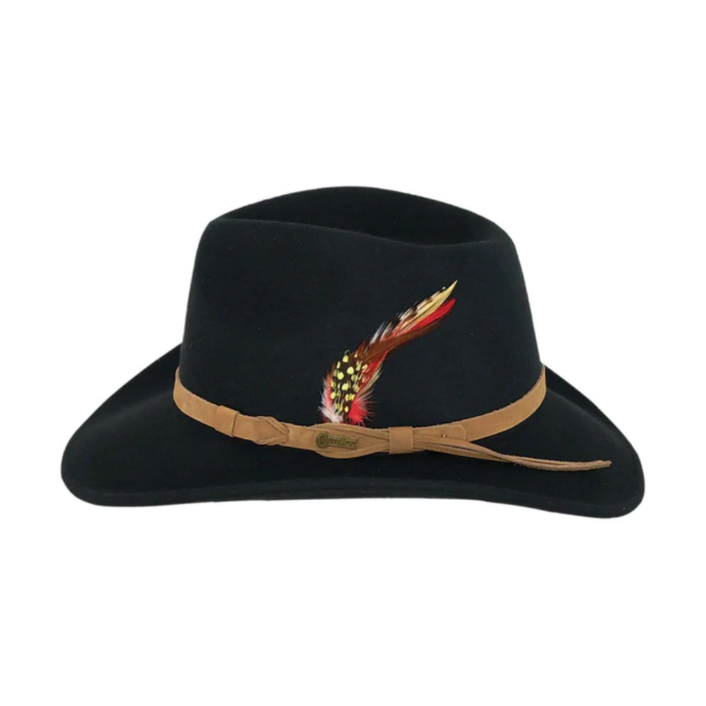Outback Mens Randwick Felt Hat -1321-BLK