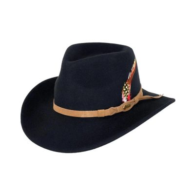 Outback Mens Randwick Felt Hat - 1321-BLK