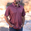 Panhandle Mens Arrow Performance Polo Shirt Red - TM51T08292-65