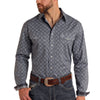 Panhandle Mens Dark Grey Western Shirt