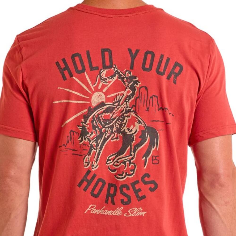 Panhandle Mens "Hold Your Horses" T-Shirt