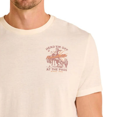 Panhandle Mens Slim "Head 'em Off at the pass" T-Shirt