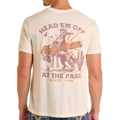 Panhandle Mens Slim "Head 'em Off at the pass" T-Shirt