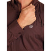 Panhandle Mens Solid Brown Shirt