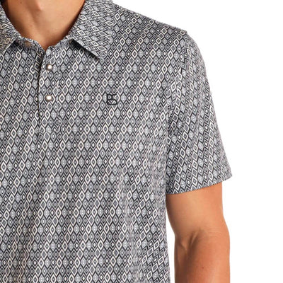 Panhandle Slim Mens Diamond Geo Polo Shirt