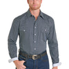 Panhandle Slim Mens Long Sleeve Snap Shirt Navy