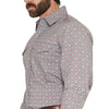 Panhandle Slim Mens Medallion Print Western Shirt Rust - SMN2S08280-90