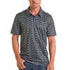 Panhandle Slim Mens Novelty Steer Knit Polo Shirt