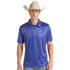 Panhandle Slim Mens Performance Polo Shirt Navy - TM51T09506-42