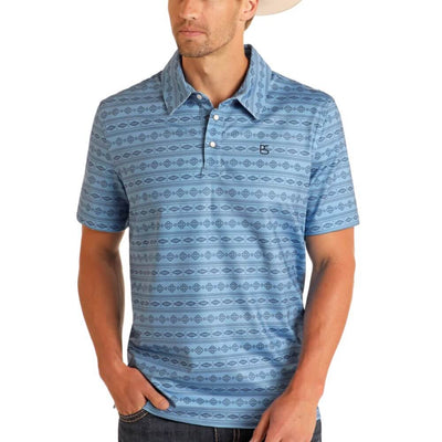 Panhandle Slim Mens Southwestern Polo Shirt