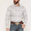 Panhandle Slim Mens Southwestern Print Shirt White - RMN2S08935-01