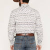 Panhandle Slim Mens Southwestern Print Shirt White - RMN2S08935-01