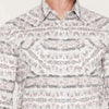 Panhandle Slim Mens Southwestern Print Shirt White - RMN2S08935-01