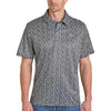 Panhandle Slim Mens Western Desert Performance Polo Shirt Black - TM51T08291-01