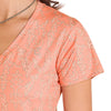 Panhandle Slim Womens Boot Stitch Print T-Shirt Orange - TW21T08862-93