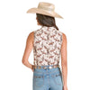 Panhandle Slim Womens Cactus & Cowgirls Shirt Natural - LWB0S08851-12