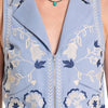 Panhandle Slim Womens Embroidered Vest Blue - LW98T08832-45