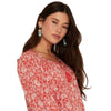 Panhandle Slim Womens Floral Paisley Blouse Red - LWB2S08837-95